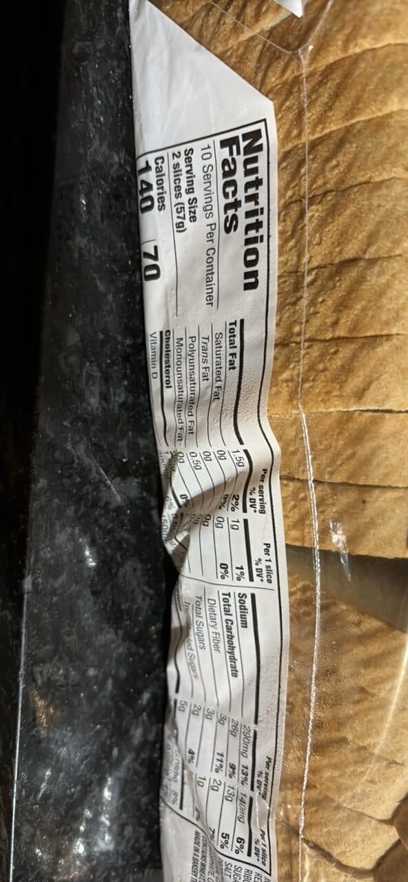 Sara Lee WHITE BREAD packshot