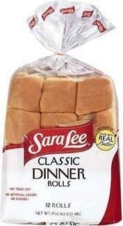 Sara Lee Rolls classic dinner packshot