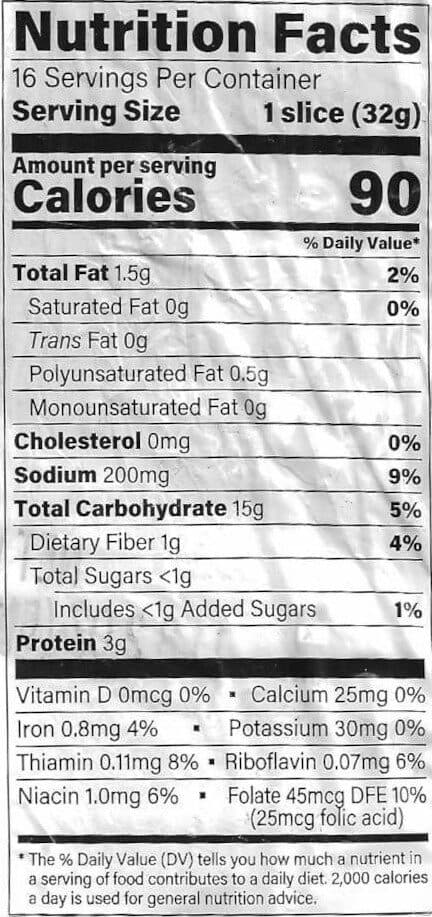 Bimbo Bakeries Usa Inc. Beefsteak No Seeds Soft Rye Bread packshot