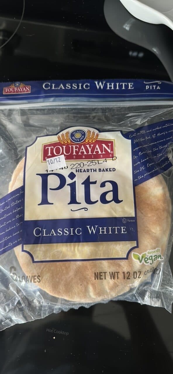 Toufayan Classic White Pita packshot