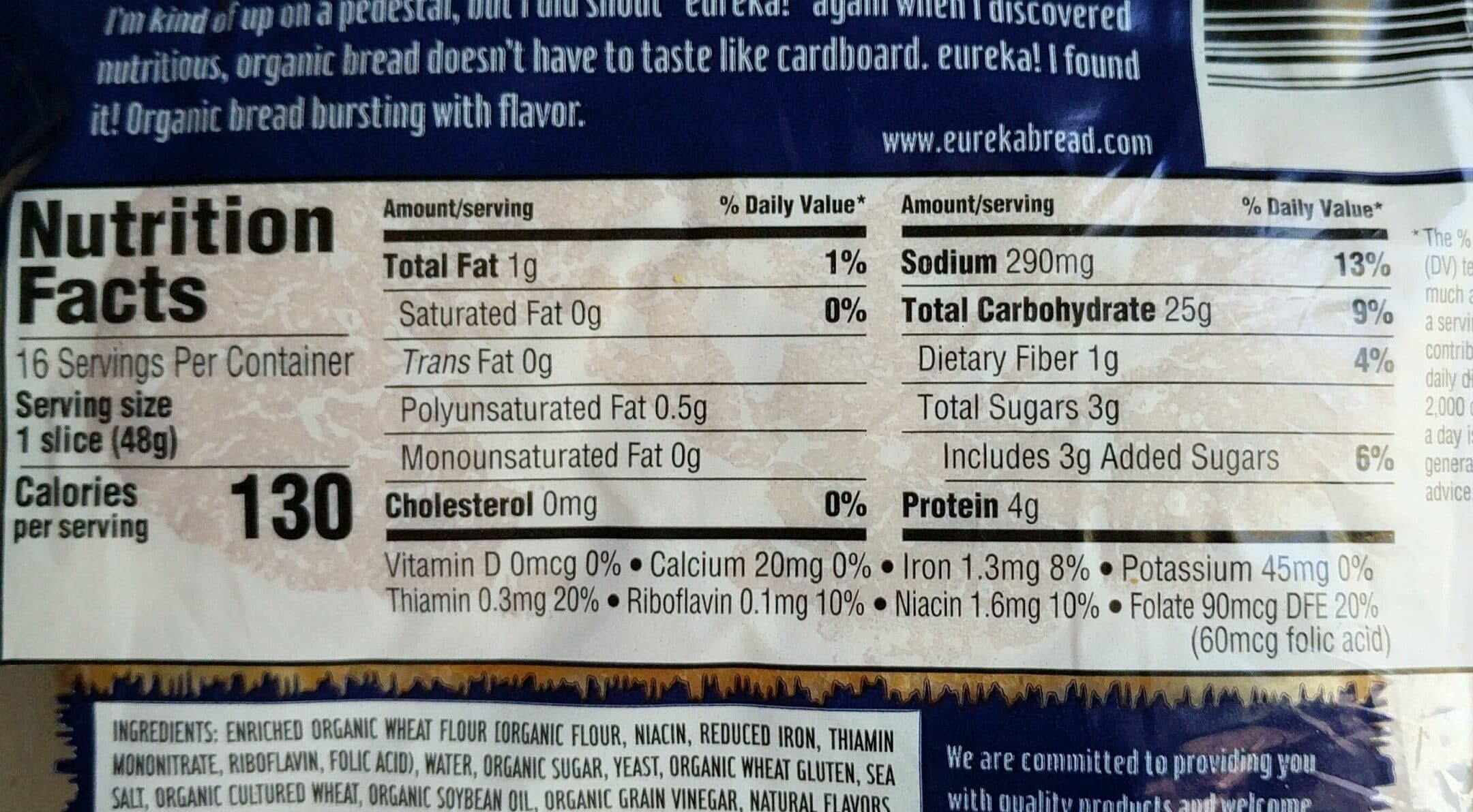 Eureka! Soft, smooth white bread packshot