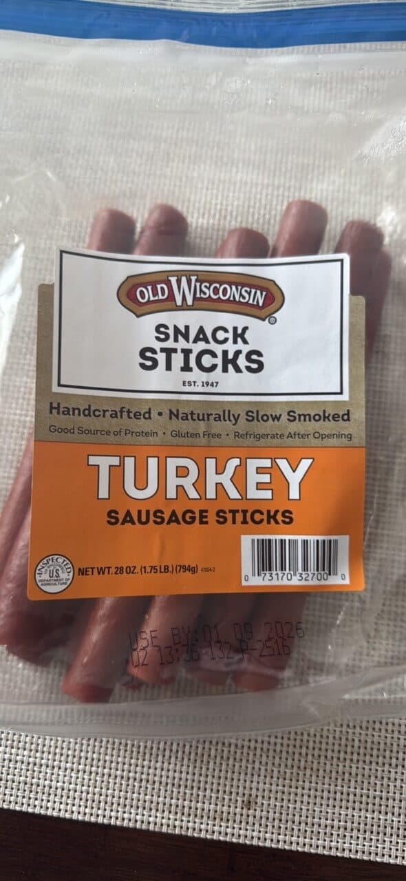 Old Wisconsin Turkey Sticks Smoked Sausage packshot