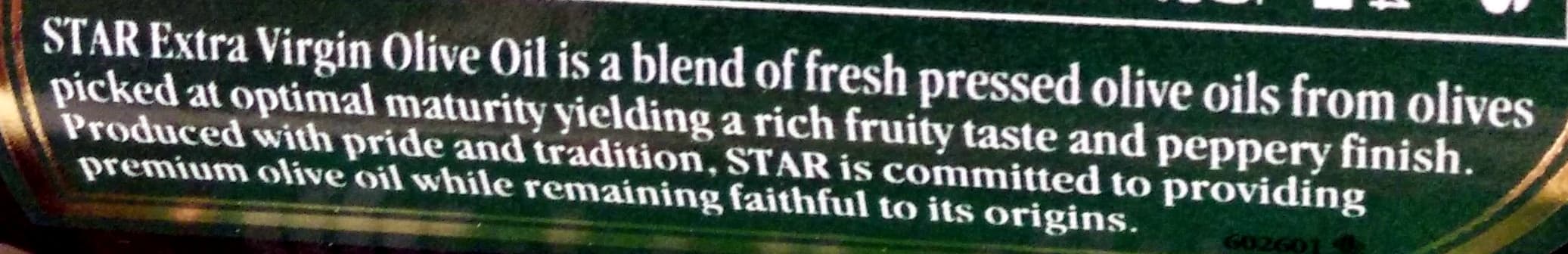 Star Extra Virgin Olive Oil packshot