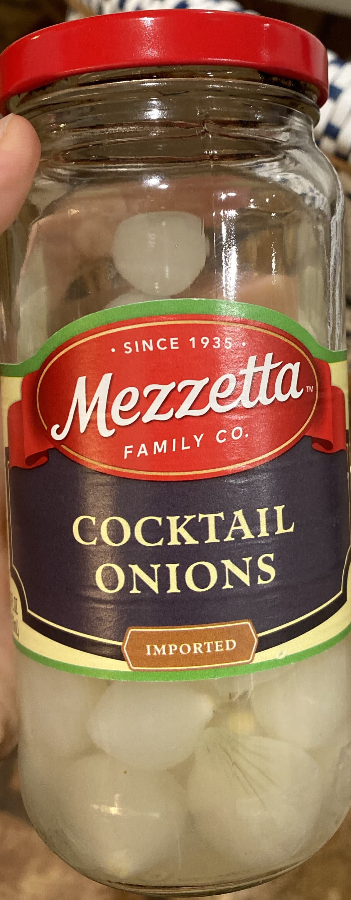 G L Mezzetta Inc. Imported Cocktail Onions packshot