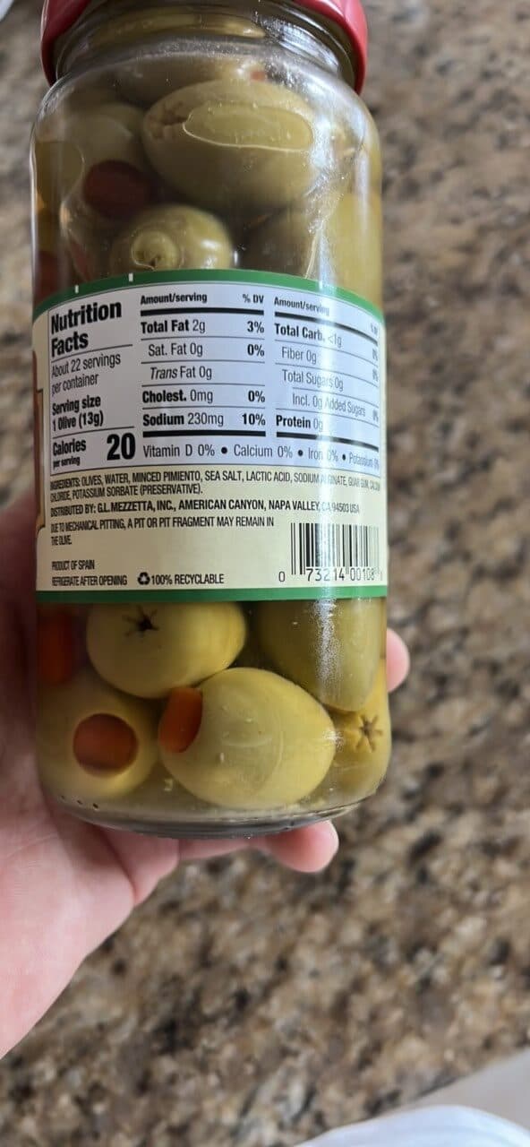 Mezzetta Spanish Queen Olives packshot