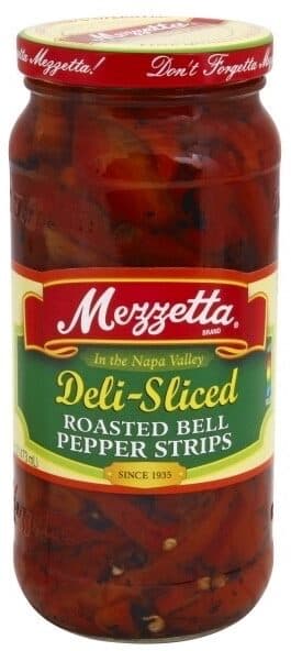G. L. Mezzetta Inc. Roasted Red Bell Pepper Strips packshot