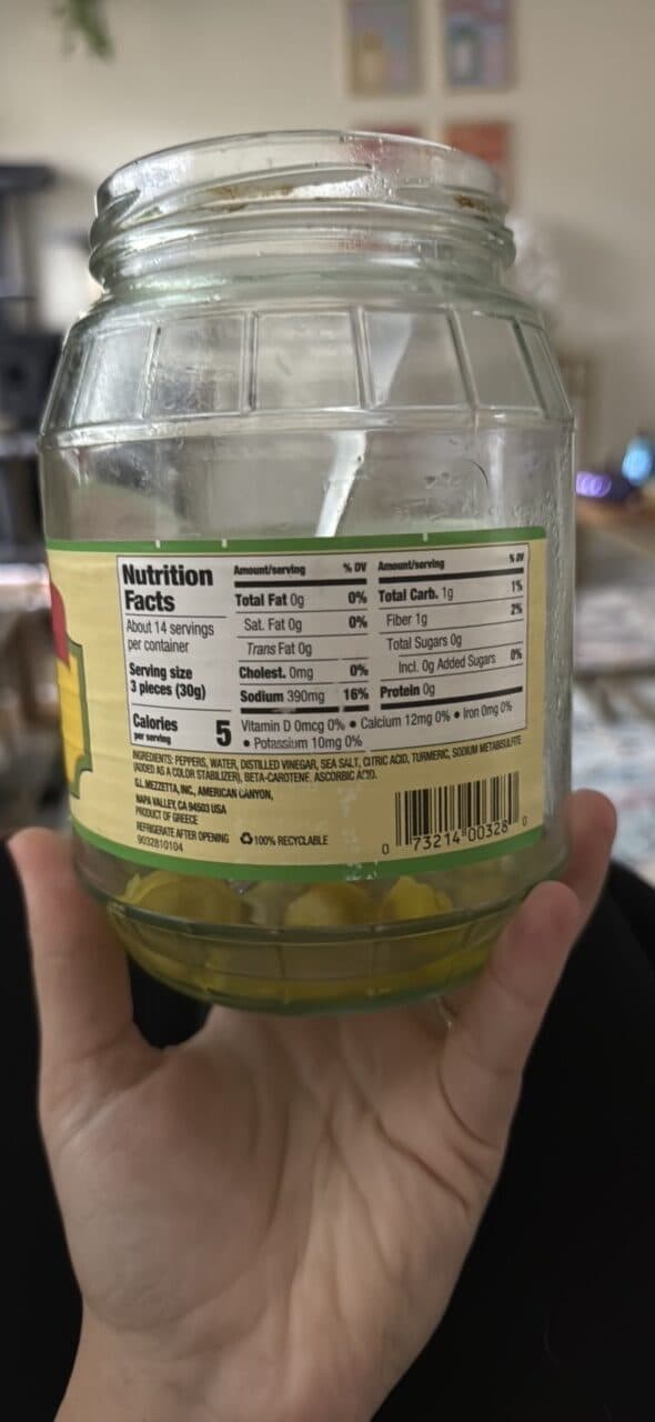 Mezzetta Golden Greek Peperoncini packshot