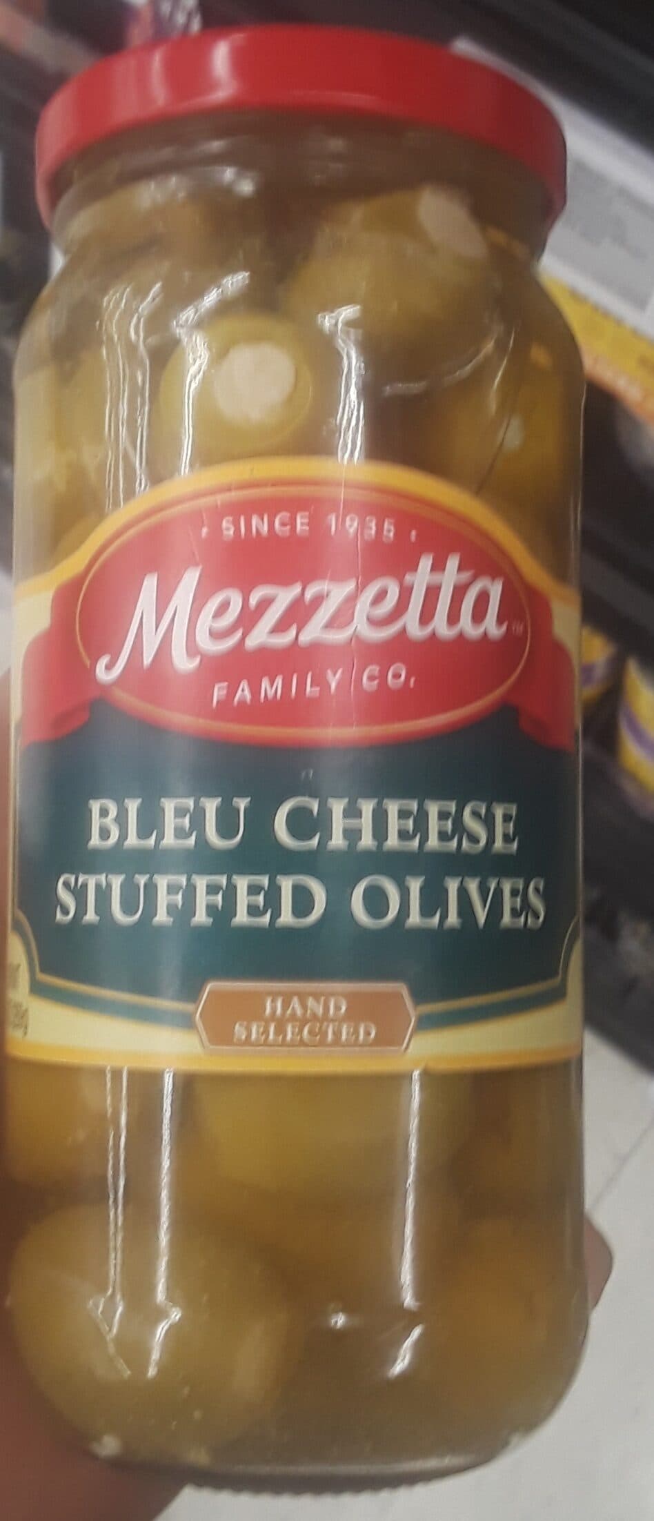 Mezzetta BLEU CHEESE STUFFED OLIVES packshot