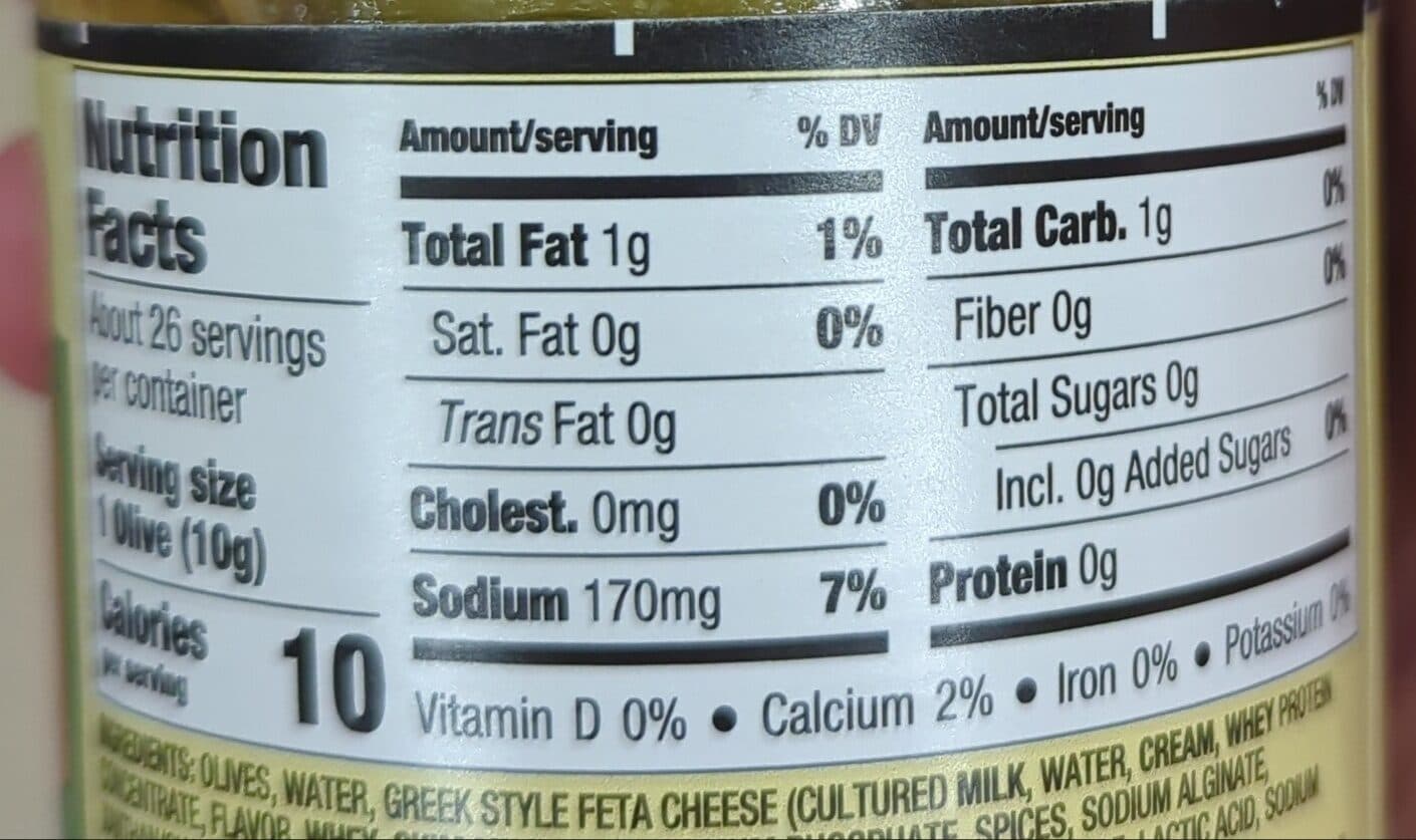 Mezzetta Greek-Style Feta Cheese Stuffed Olives packshot
