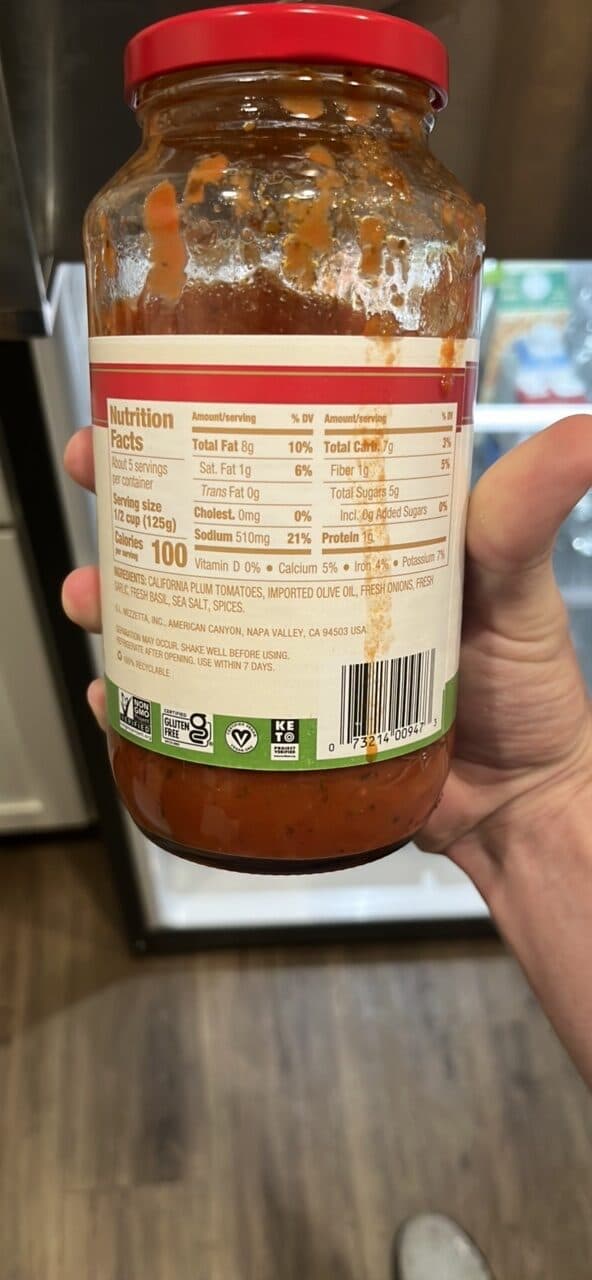 Mezzetta Tomato Basil Sauce packshot