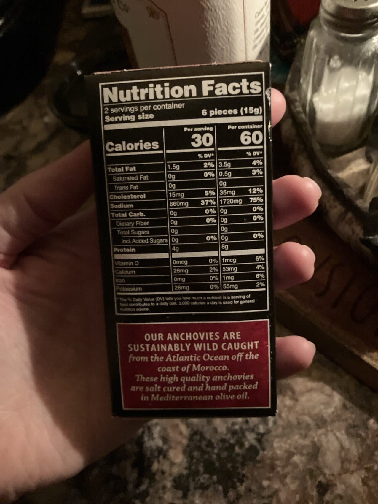 Crown Prince Flat Anchovies In Olive Oil packshot