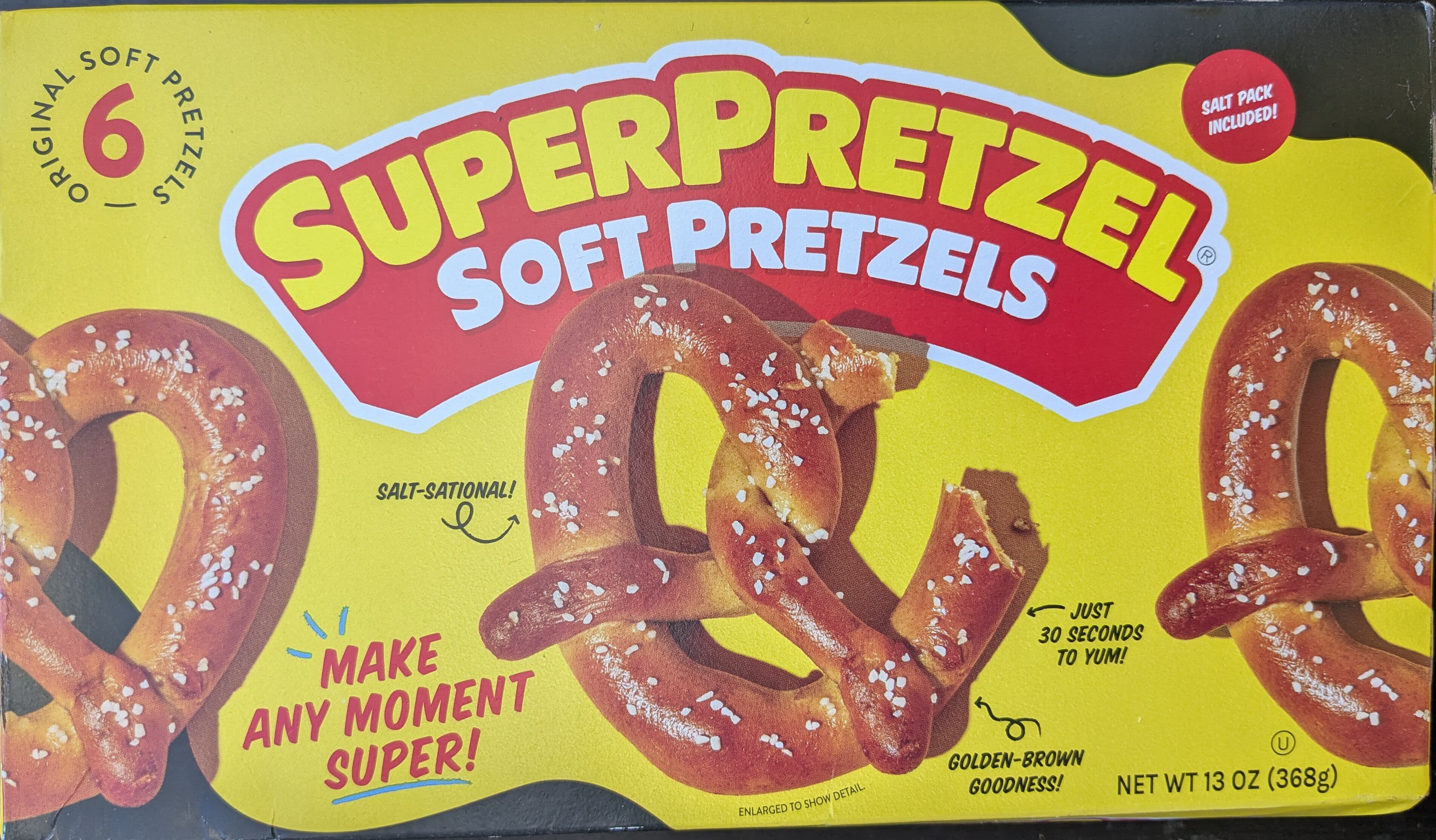 SuperPretzel Soft Pretzels packshot
