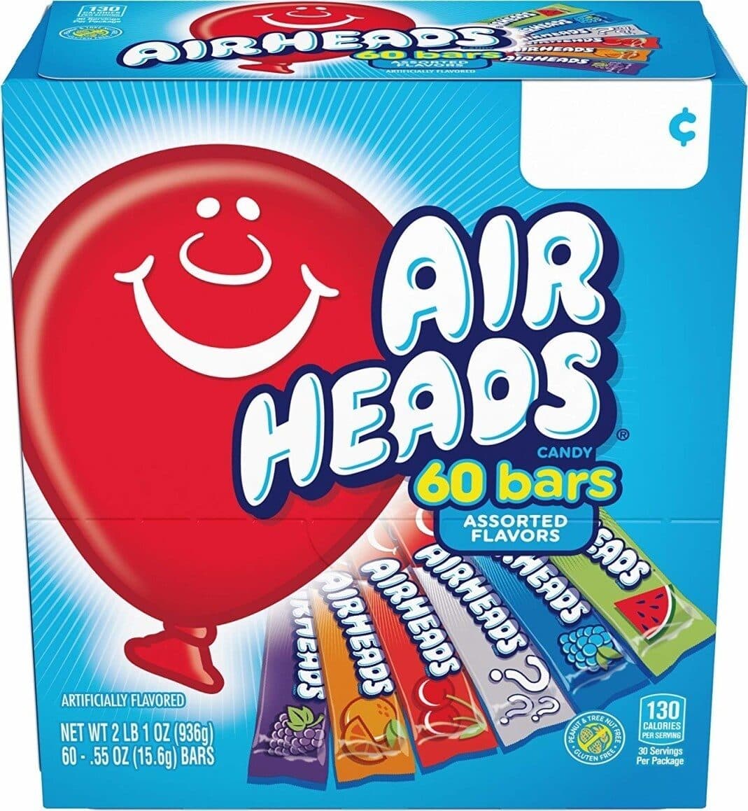 Airheads Airheads candy bars variety stocking stuffers packshot