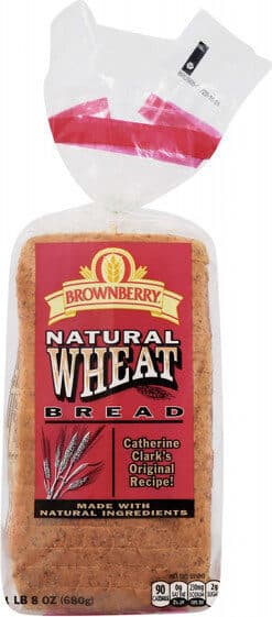 Brownberry natural wheat bread packshot