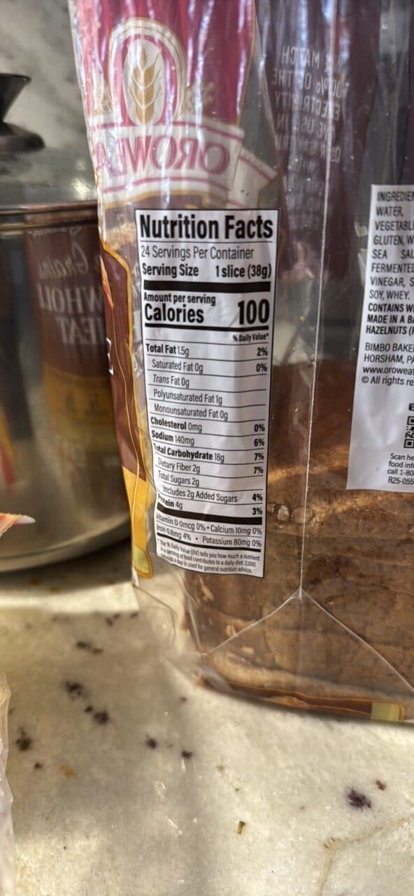Oroweat Whole Wheat Bread packshot