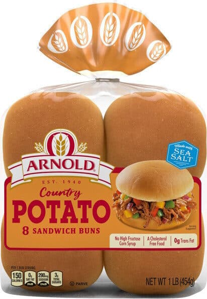 Brownberry Potato Hamburger Buns packshot