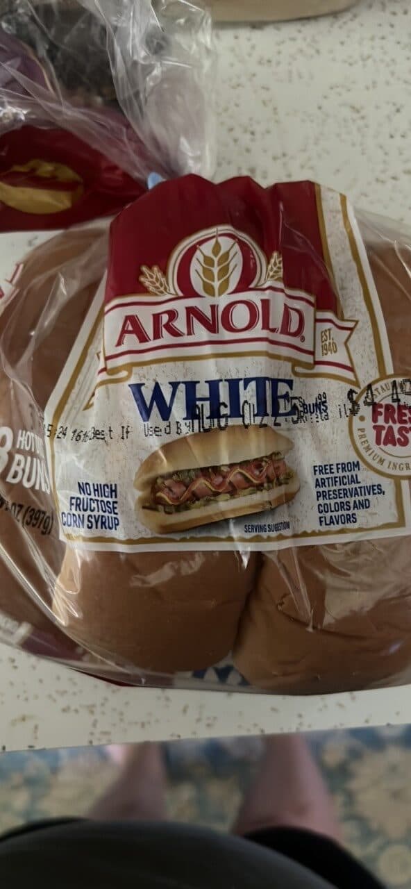 ARNOLD WHITE BUNS packshot