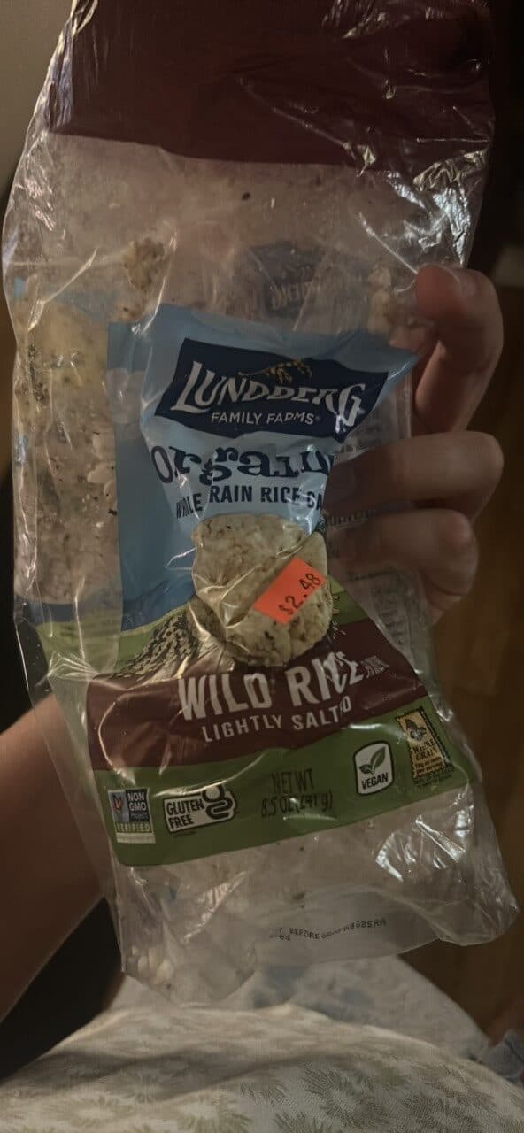 Lundberg Family Farms Brown Rice Cakes Wild Rice packshot