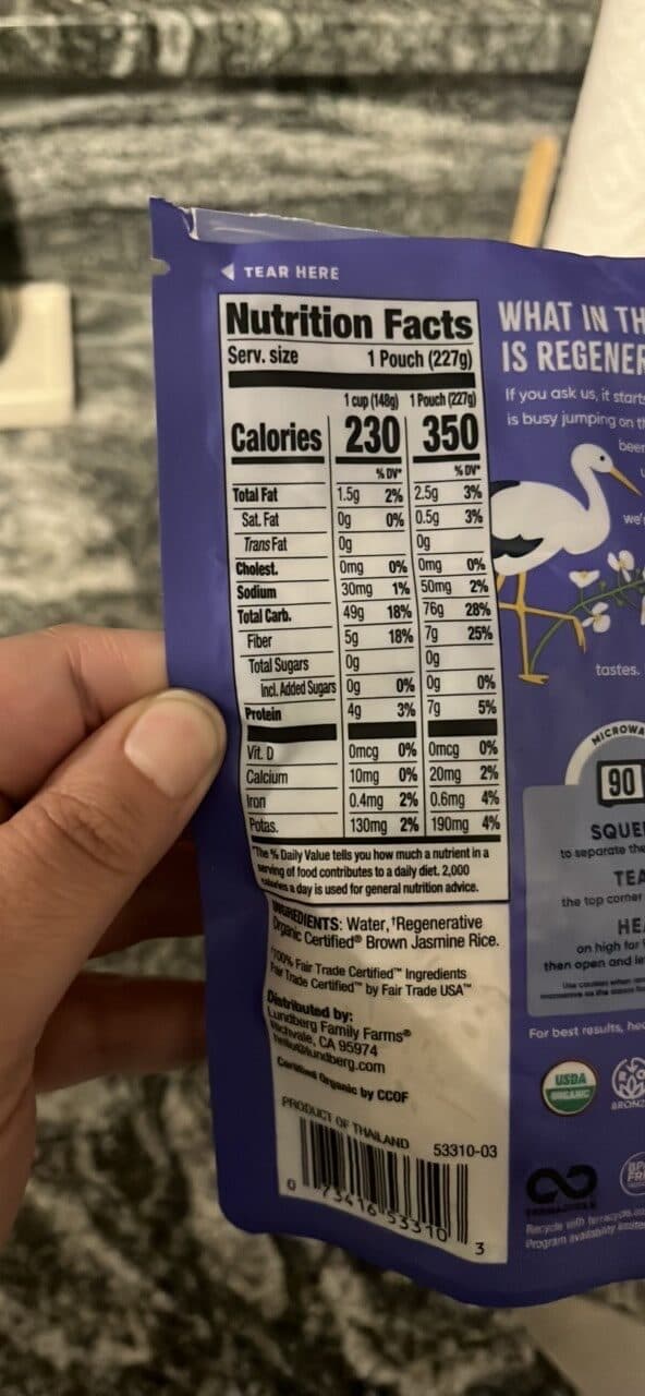 Lundberg Family Farms Brown Jasmine Rice packshot