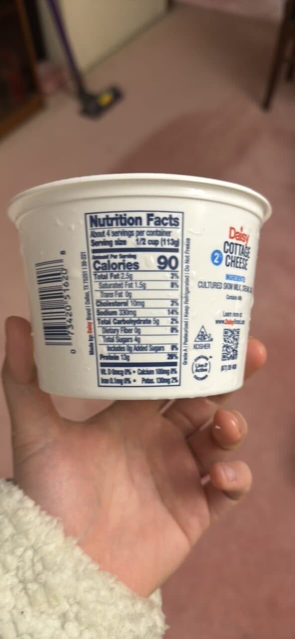 Daisy Cottage Cheese packshot