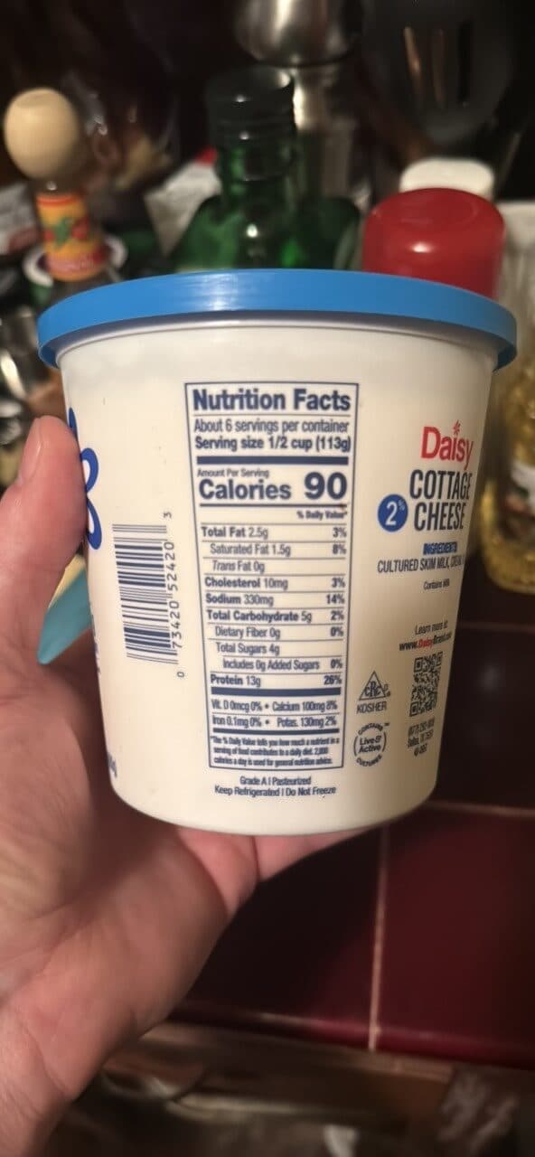 Daisy Cottage Cheese packshot