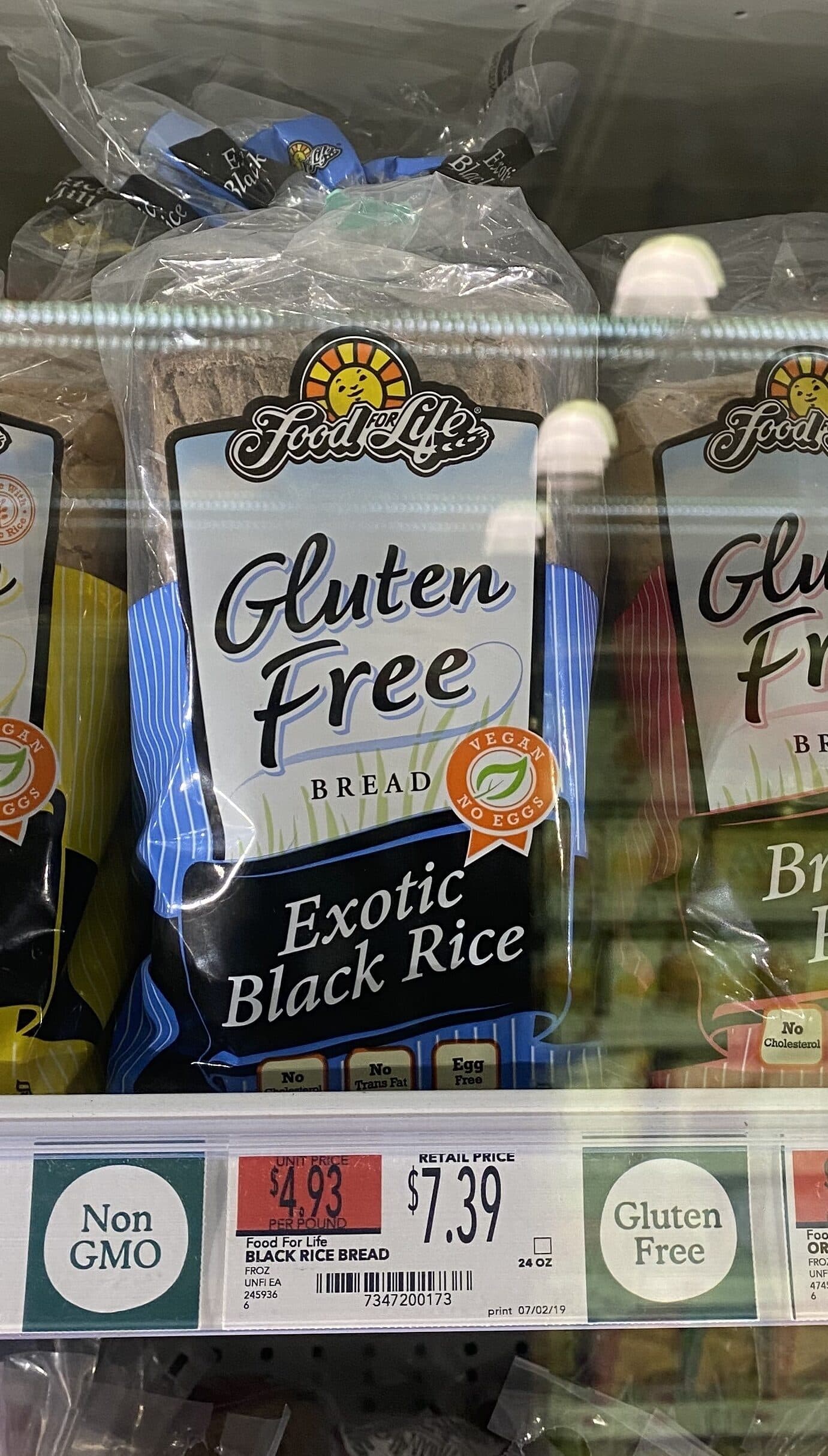 Food For Life Food for life, gluten free, exotic black rice bread packshot
