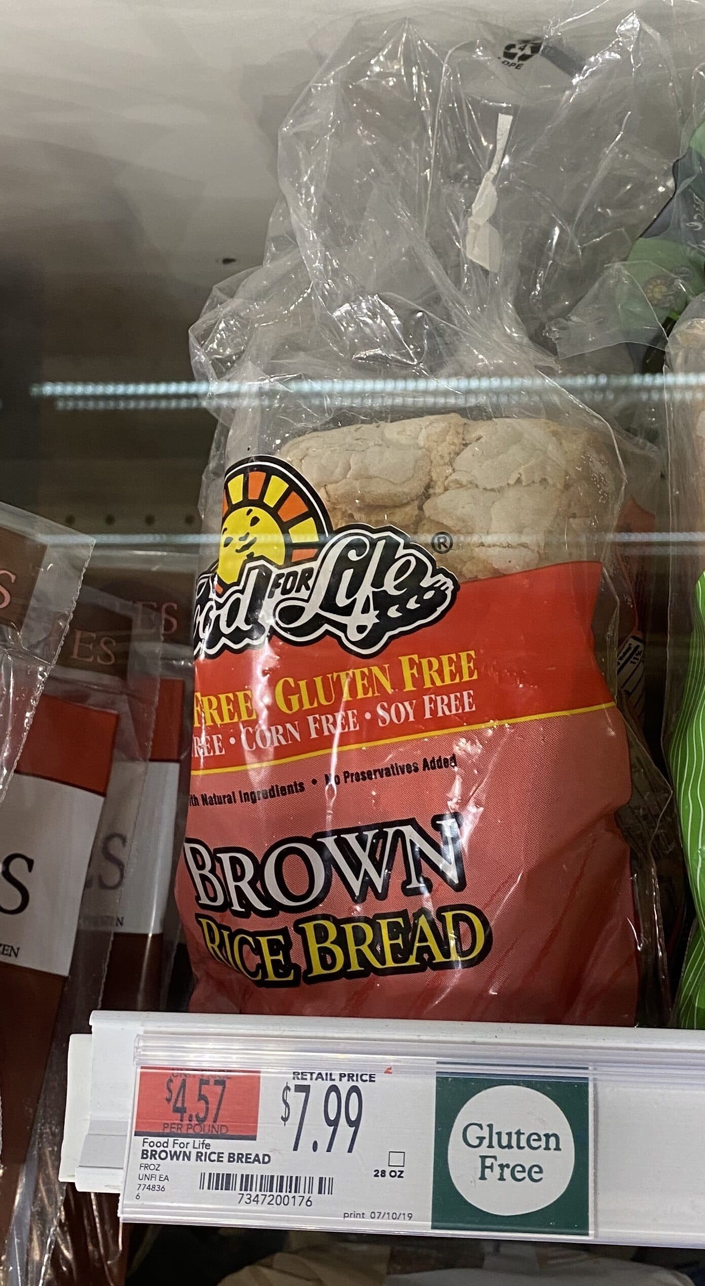 Food For Life Food for life, brown rice bread packshot
