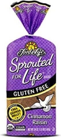 Food For Life Bread gluten free cinnamon raisin packshot
