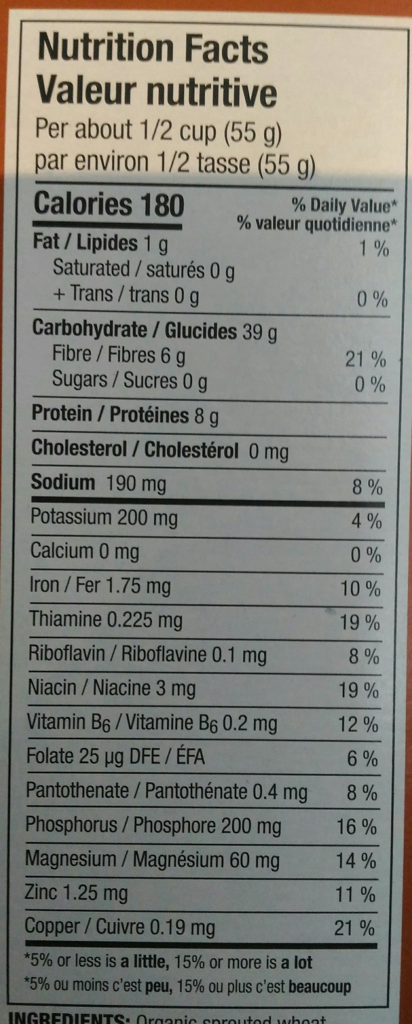 Food For Life Ezekiel 4:9 - Original - Sprouted Whole Grain Cereal packshot