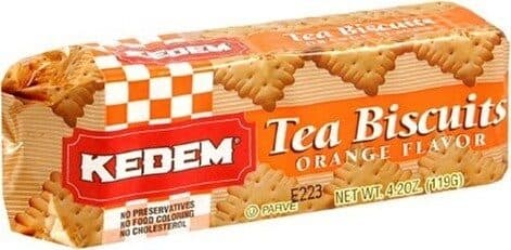 Kedem Tea biscuit orange packshot