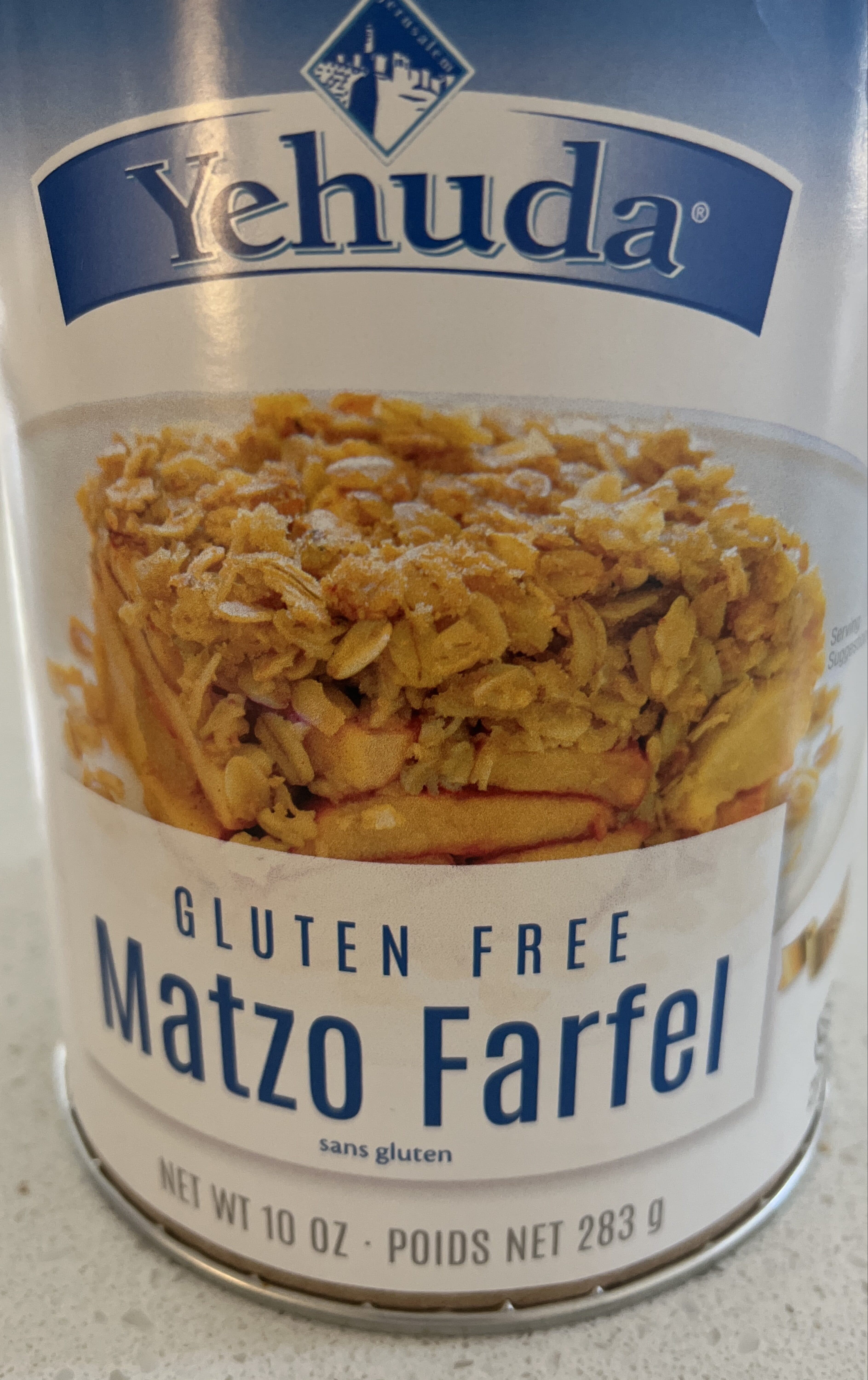 Yehuda Gluten free matzo farfel packshot