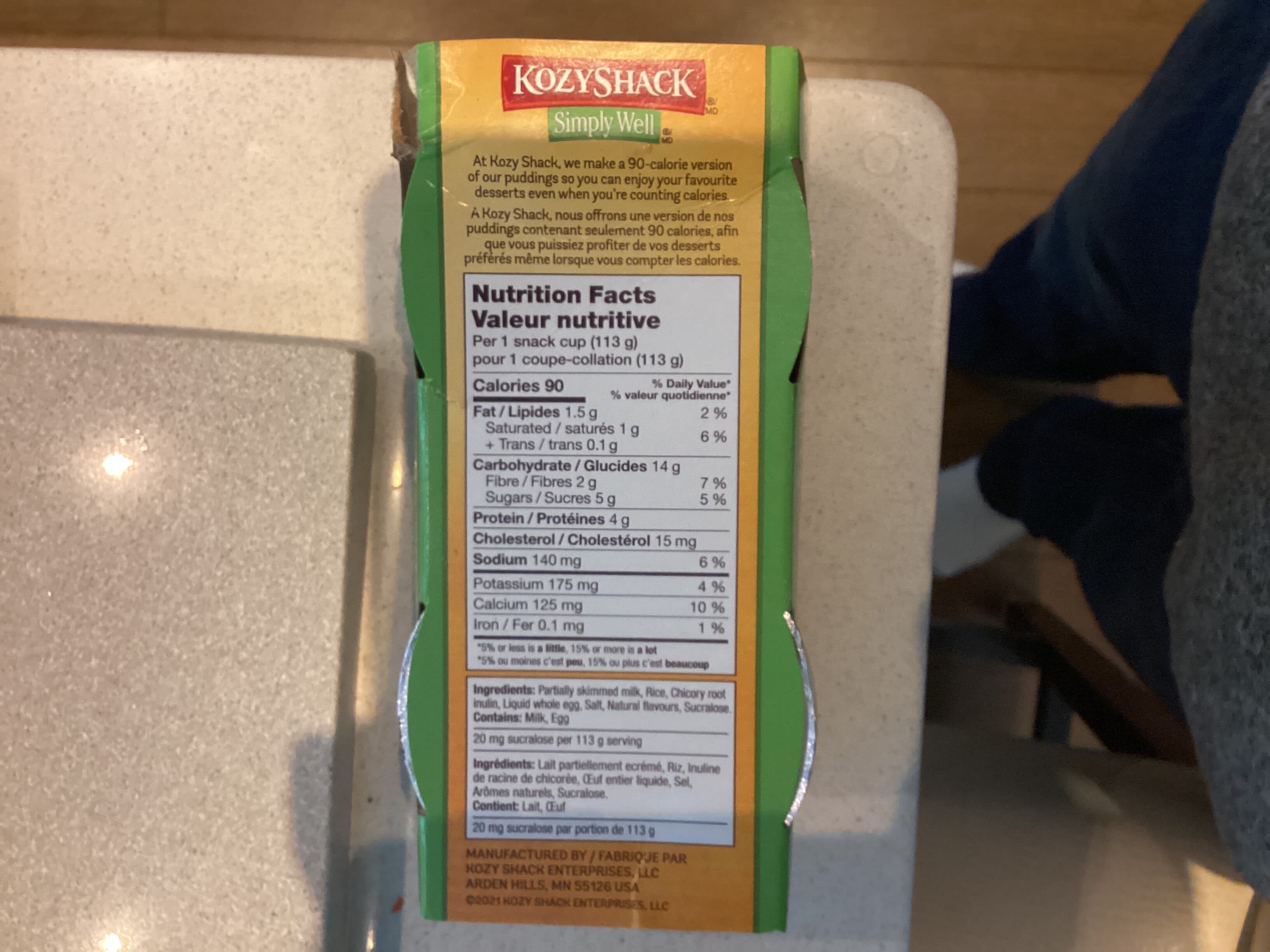 KozyShack Rice Pudding packshot