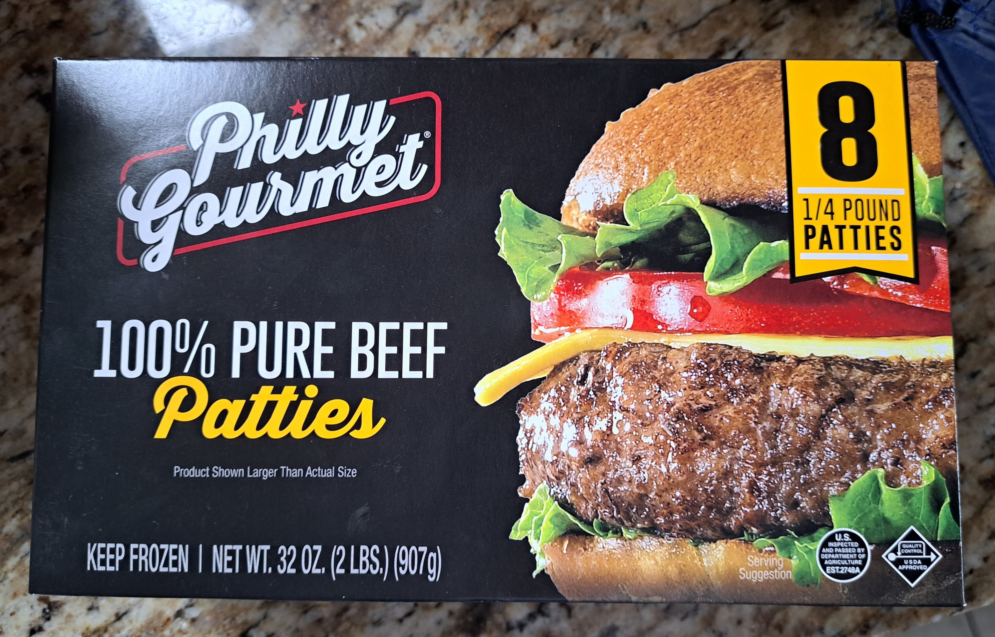 Philly Gourmet Beef Patties packshot