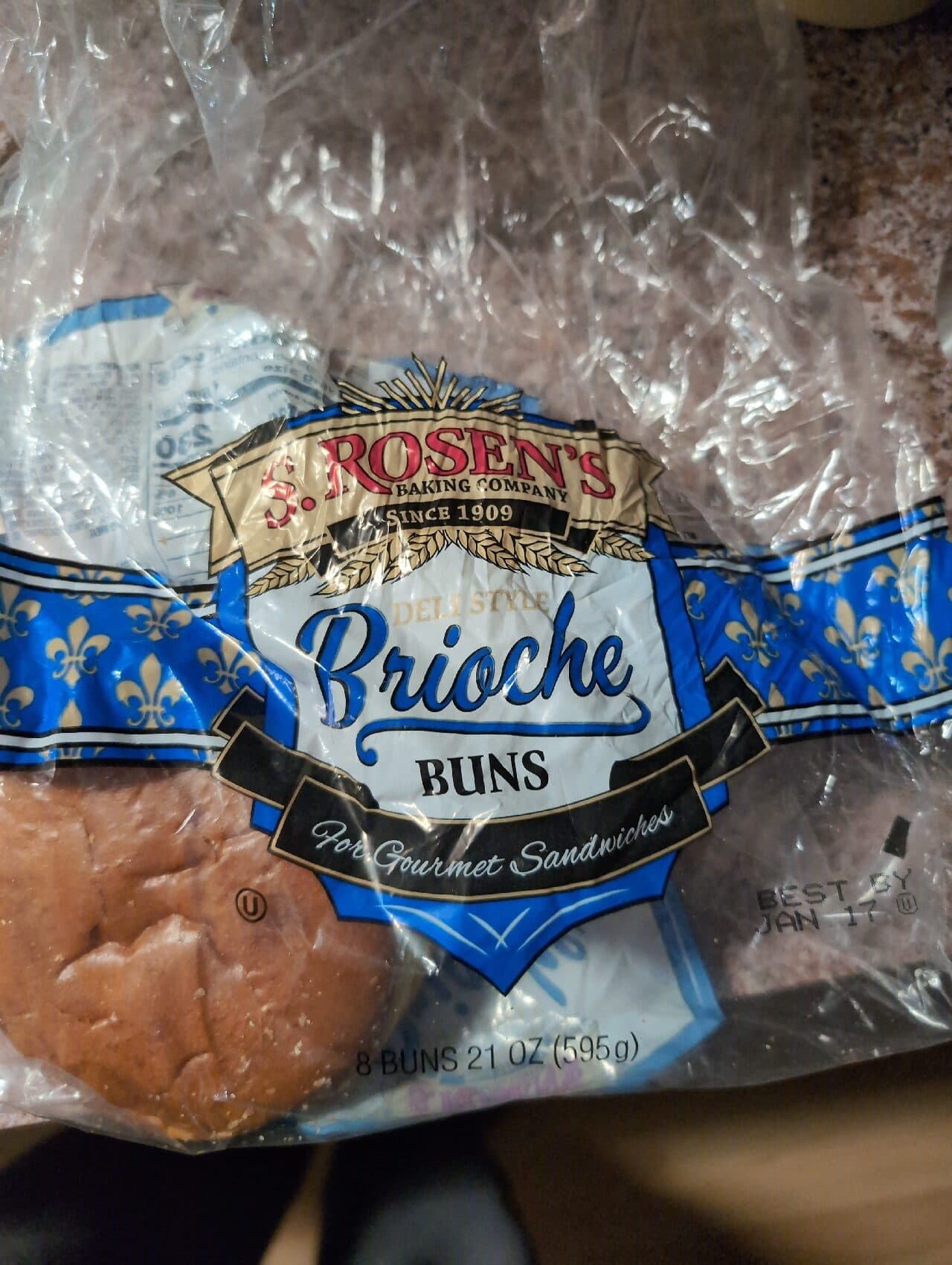 S.Rosen's Deli Style Brioche Buns packshot