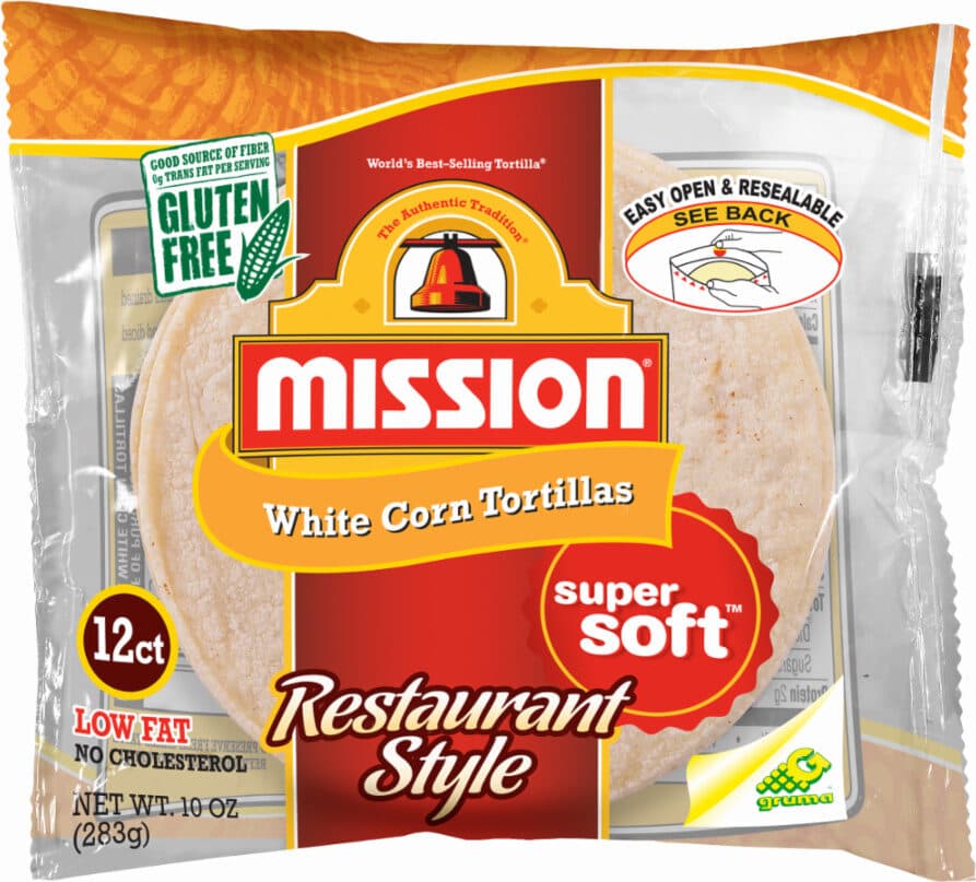 Mission White Corn Tortillas packshot