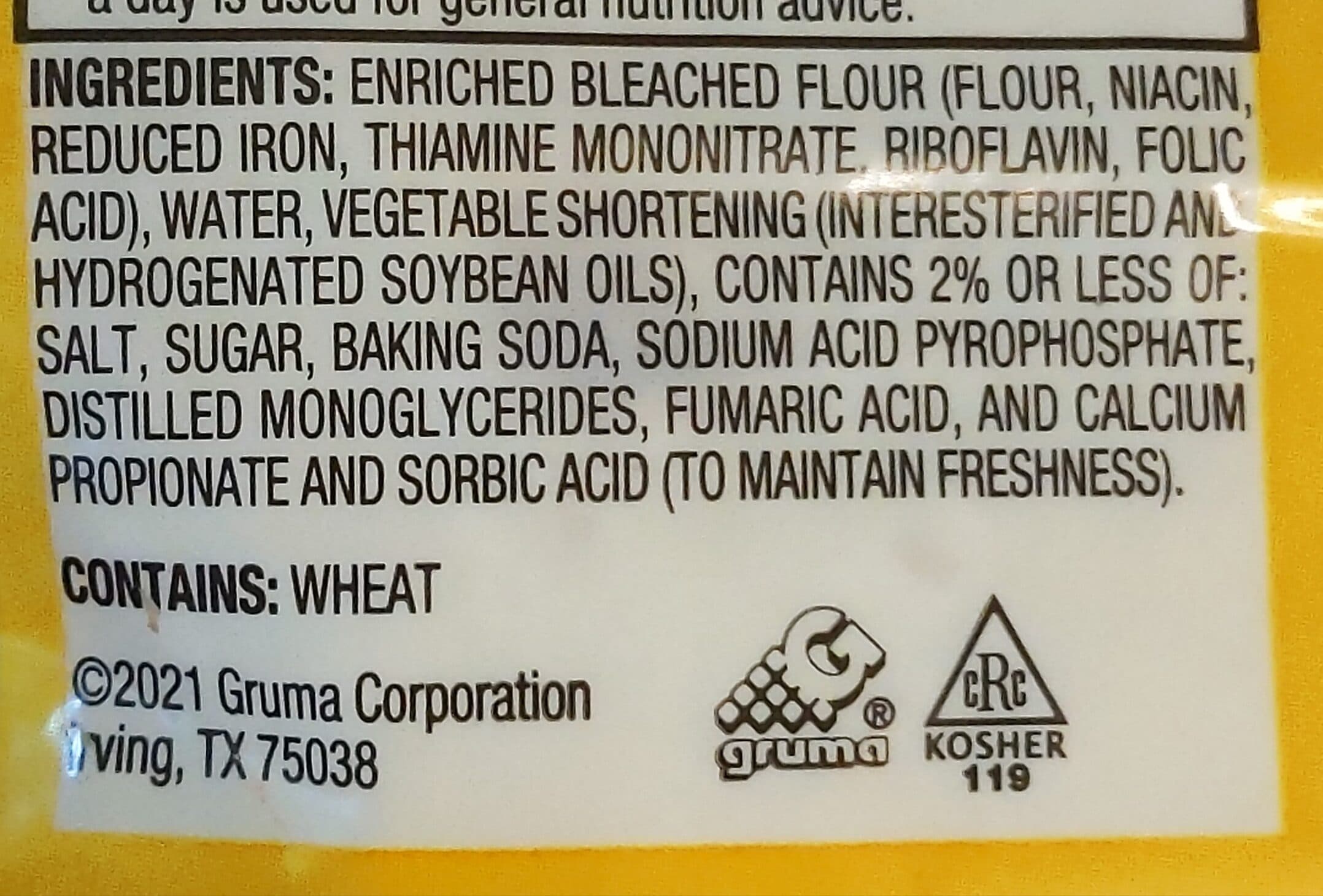 mission Flour Tortillas Soft Taco packshot