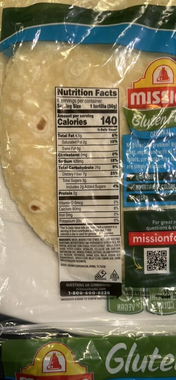 mission Gluten Free Original packshot
