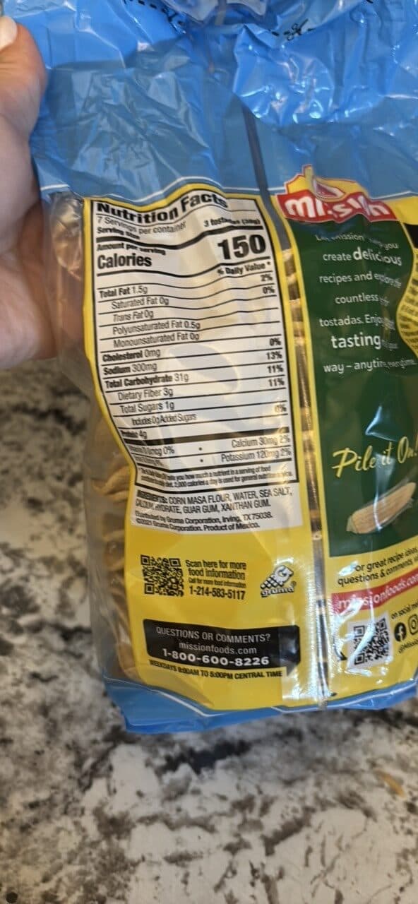 Mission Horneadas Tostadas packshot