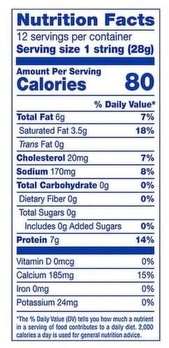 Galbani STRING CHEESE packshot
