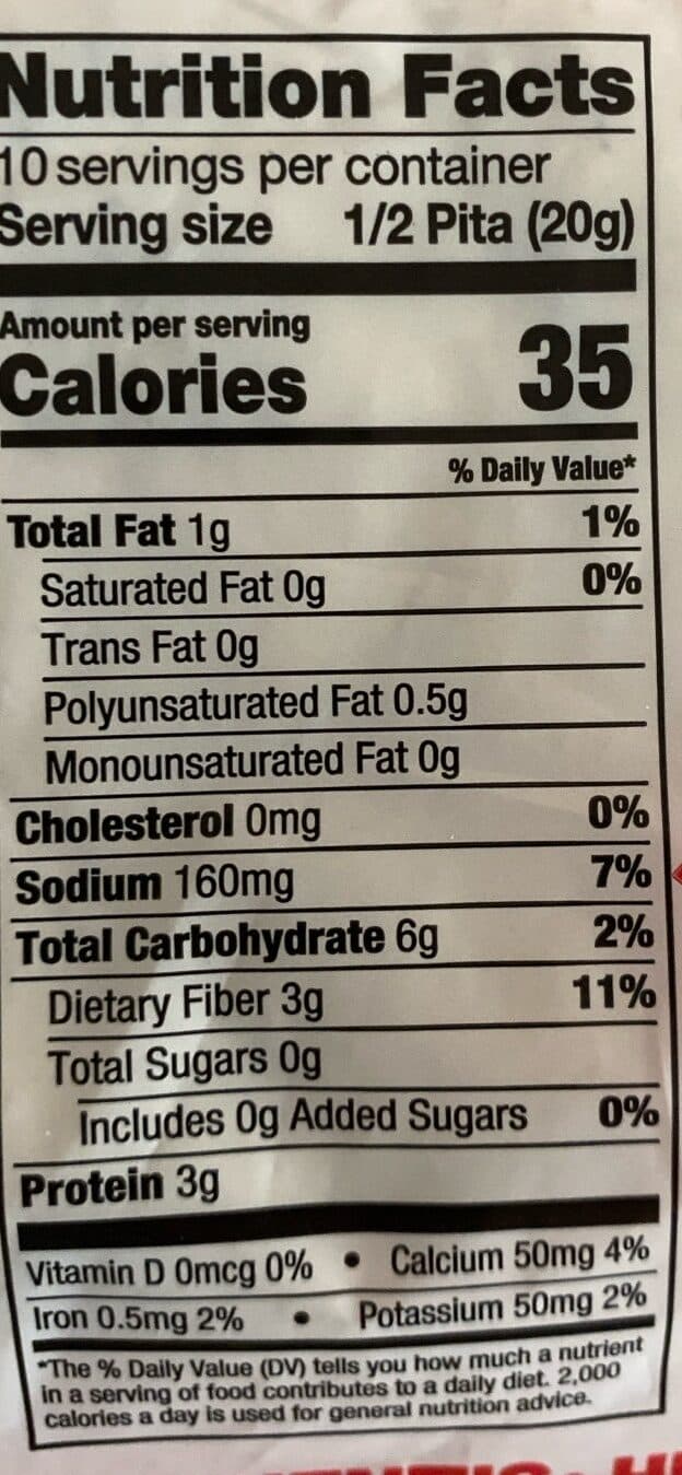 Joseph's Pita Bread packshot