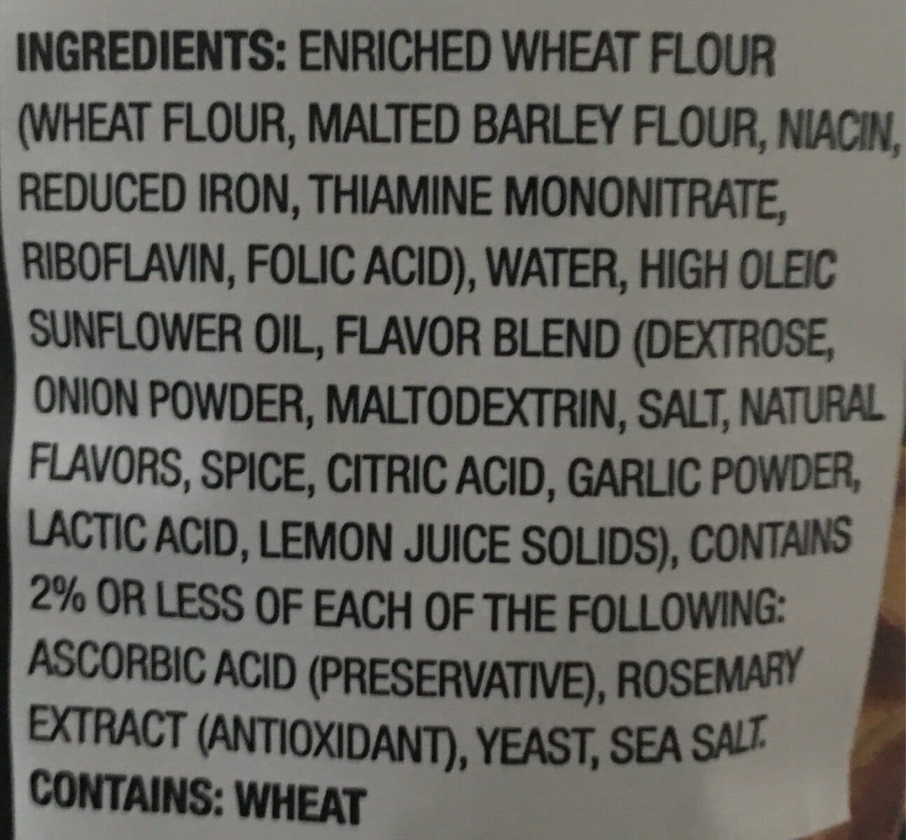 Baked In Brooklyn Baked in brooklyn, pita chips, sour cream & onion packshot
