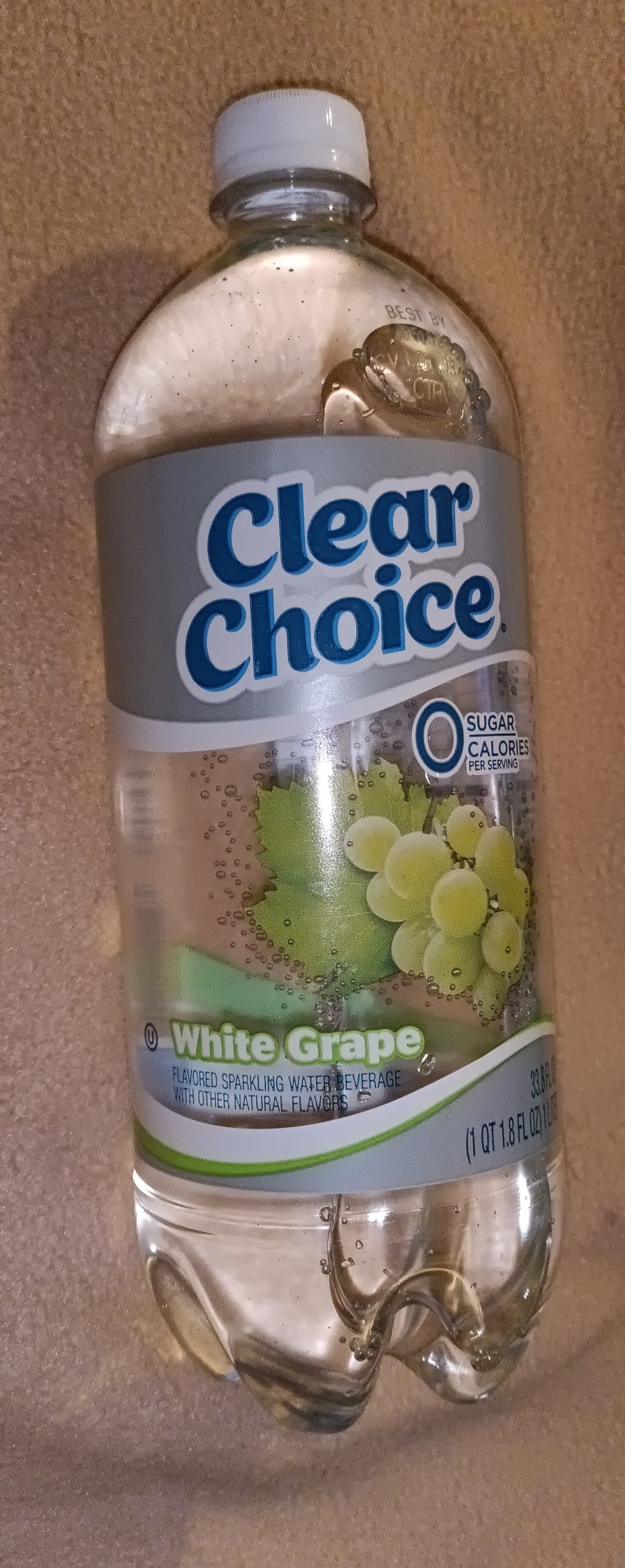 Cott Beverages Wyomissing Inc. White grape flavored sparkling water beverage packshot