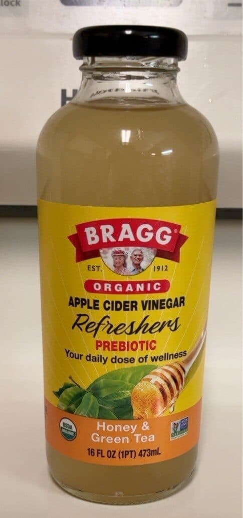 Bragg Organic Apple Cider Vinegar Refresher - Honey Green Tea packshot