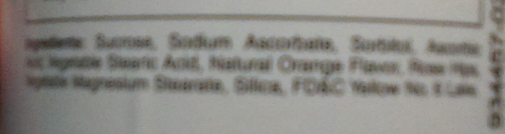 Nature's Bounty Delicious chewable vitamin C-500mg with rose hips packshot