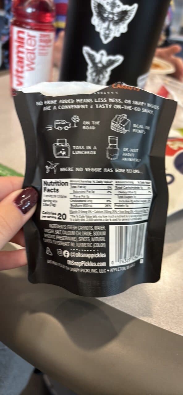 OH SNAP! Carrot Cuties Pickled Baby Carrots packshot