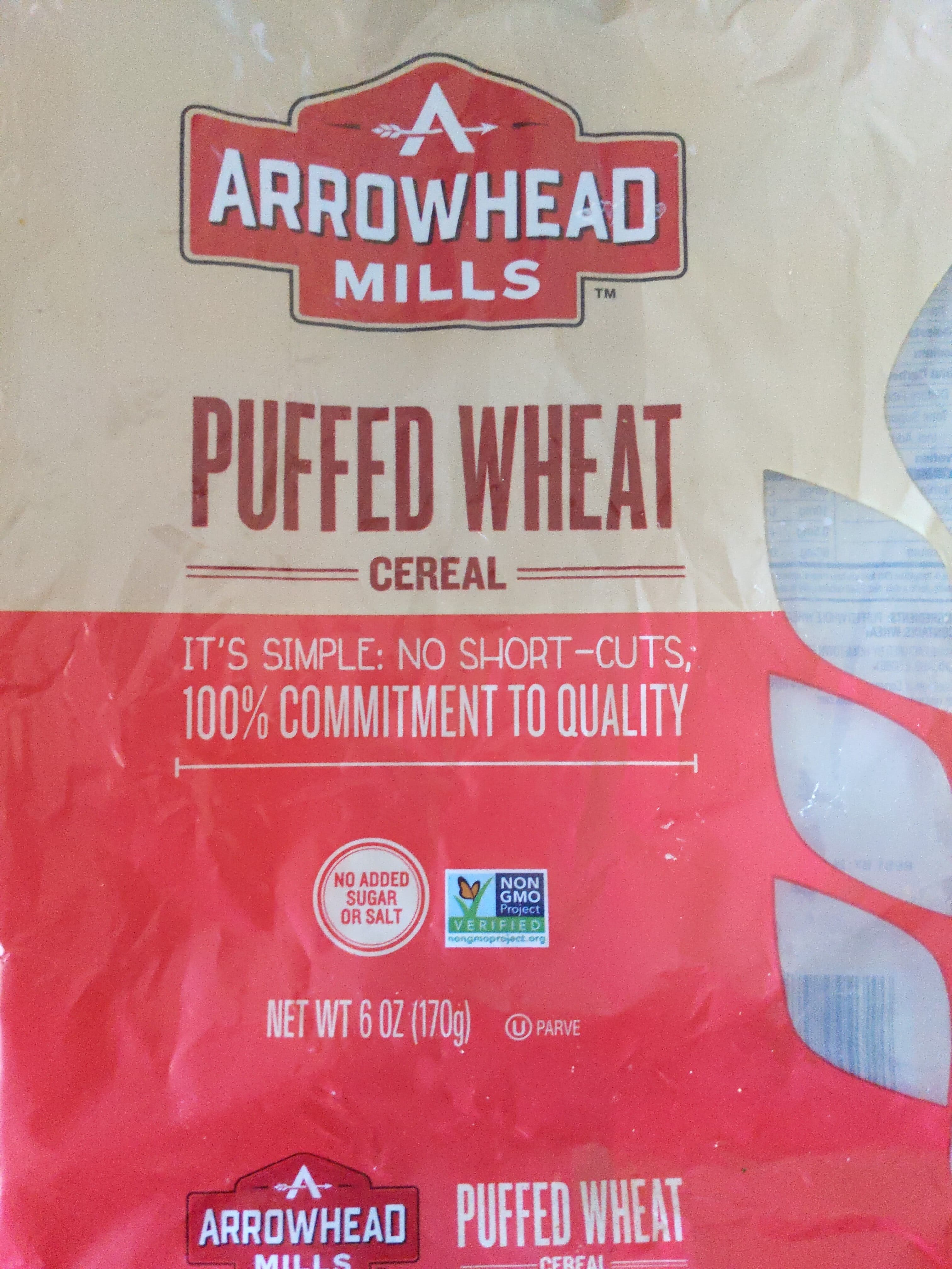 Arrowhead Mills Puffed Wheat packshot