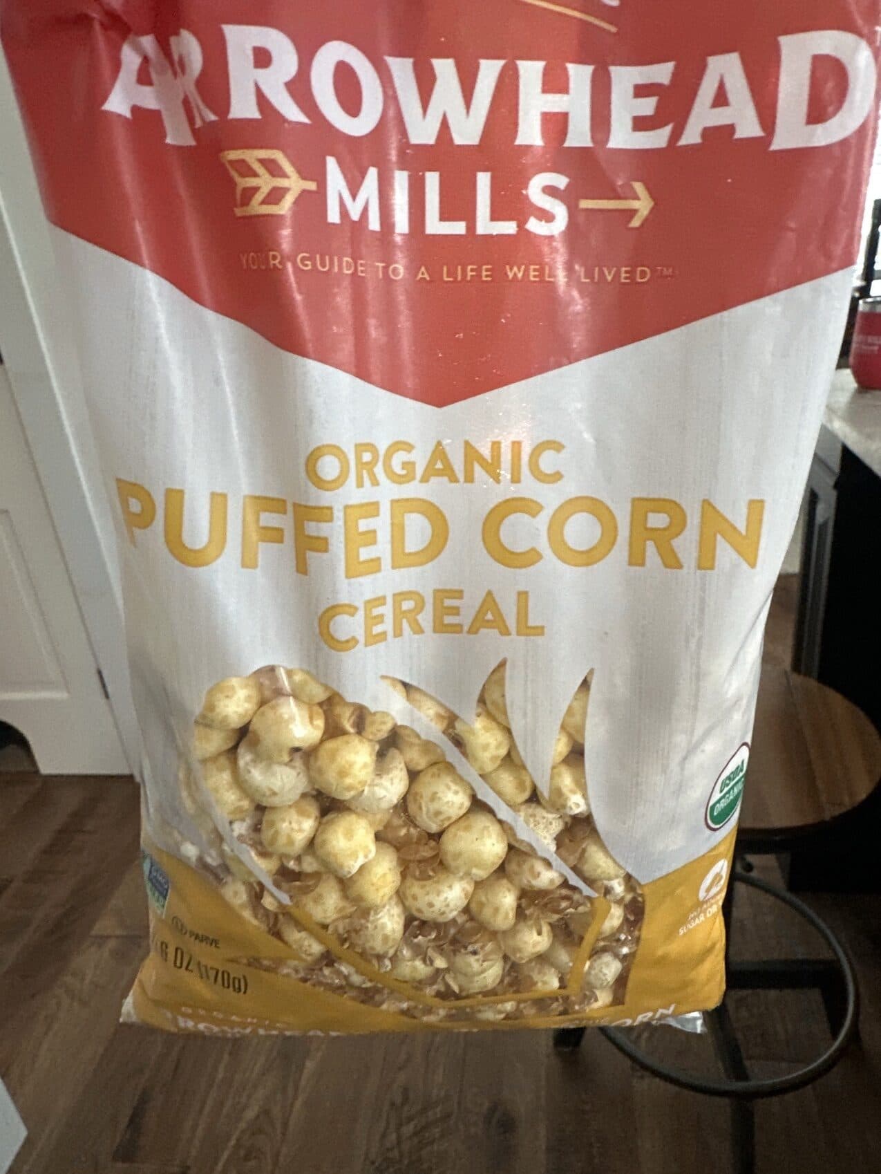 Arrowhead Mills Puffed Corn Cereal packshot
