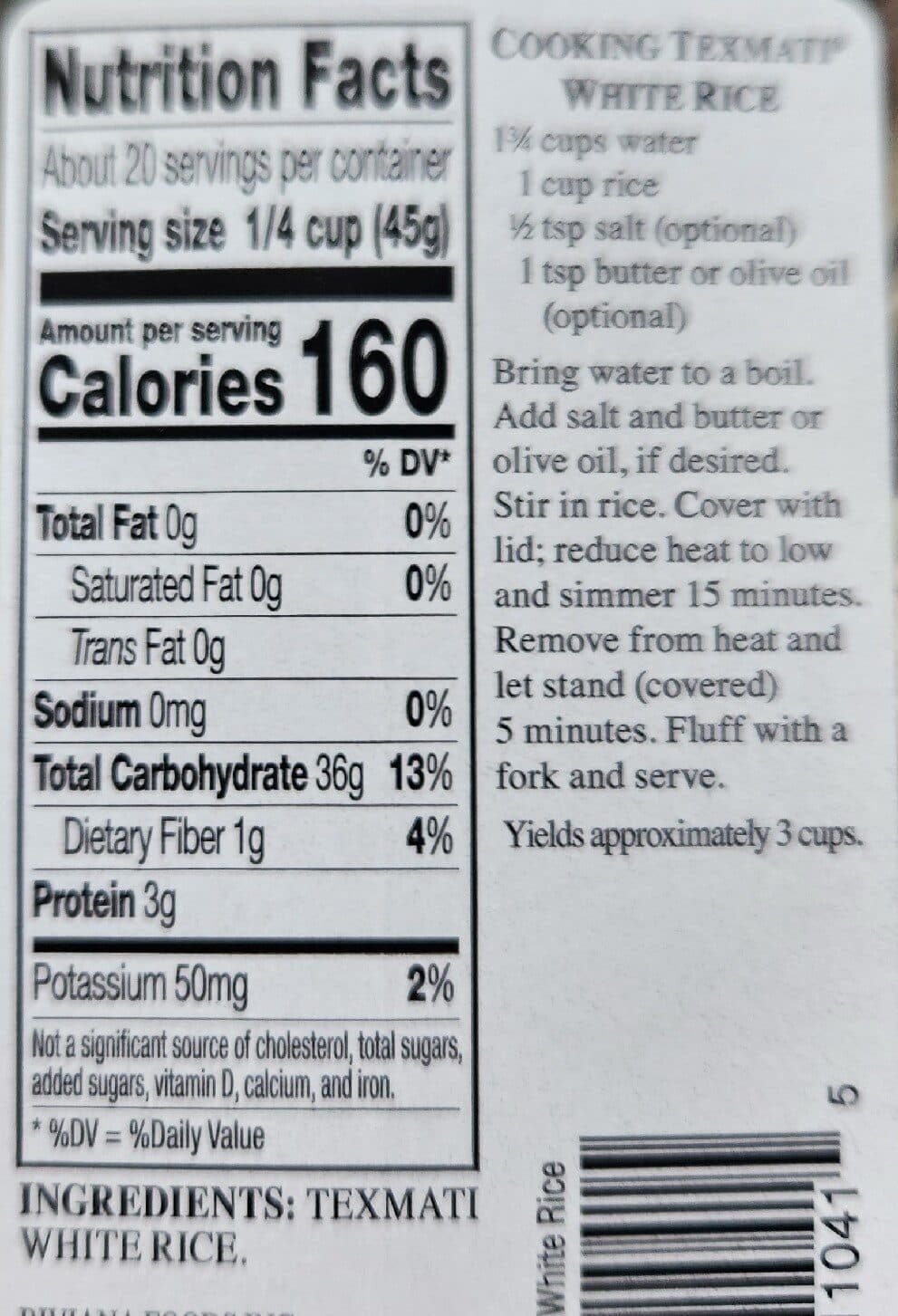 Texmati Texmati Rice packshot
