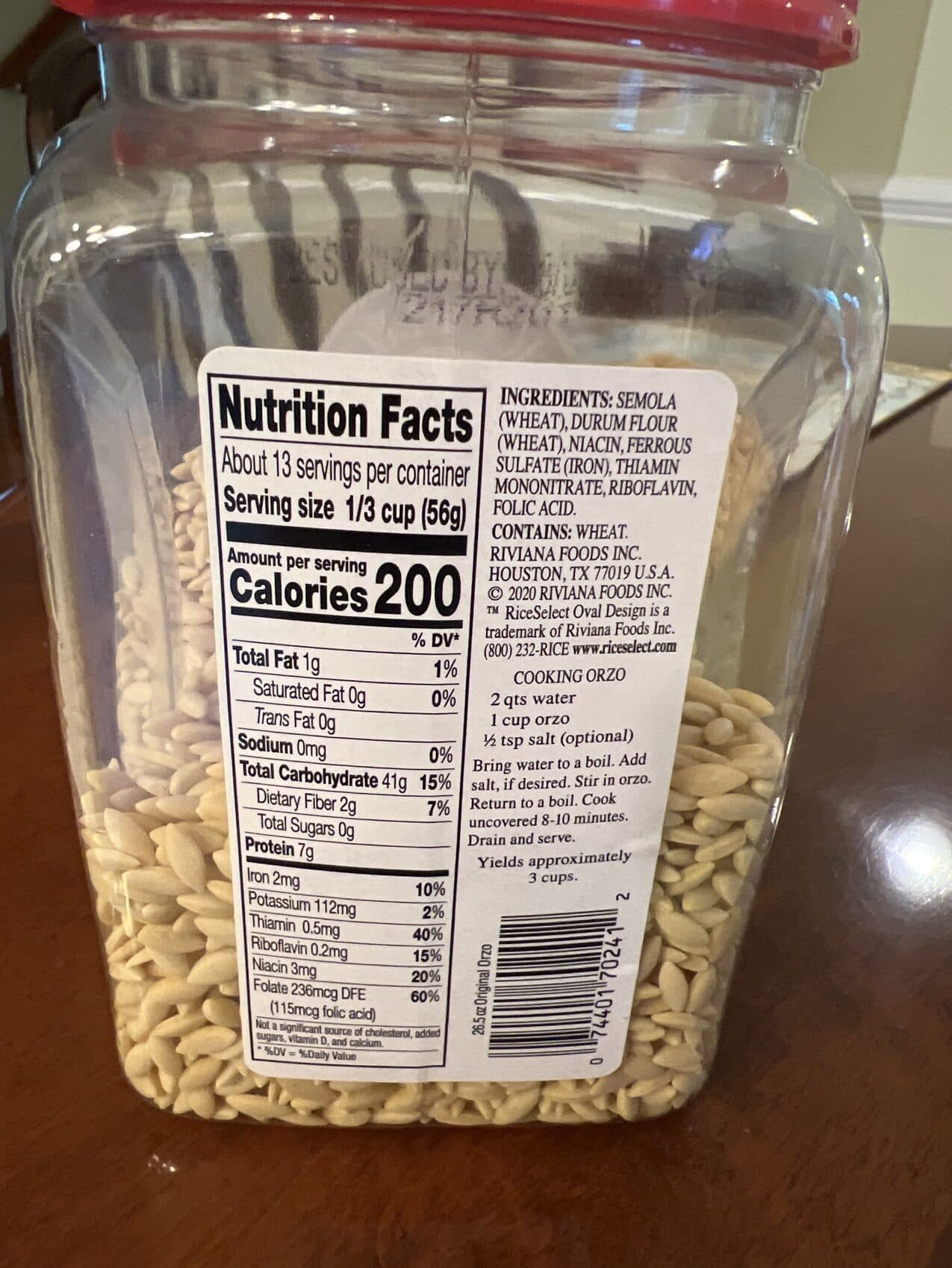 Rice Select Orzo packshot