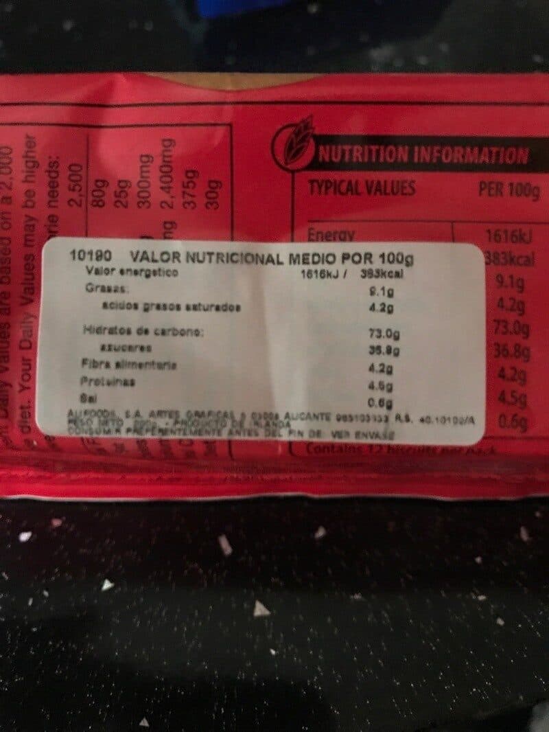 Bolands GALLETAS FIG ROLL, JACOBS EST. 200 packshot